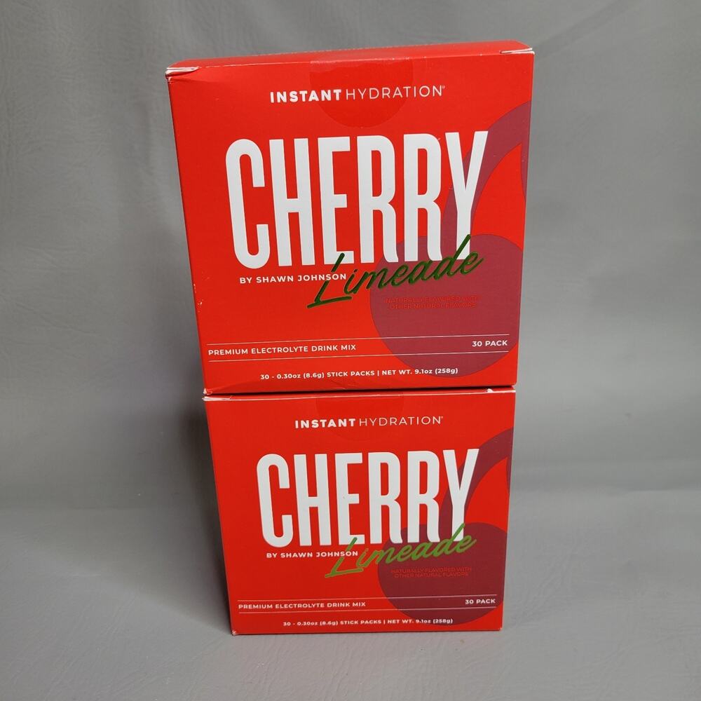 Instant Hydration Cherry Limeade Mix 2 Boxes 60 packets